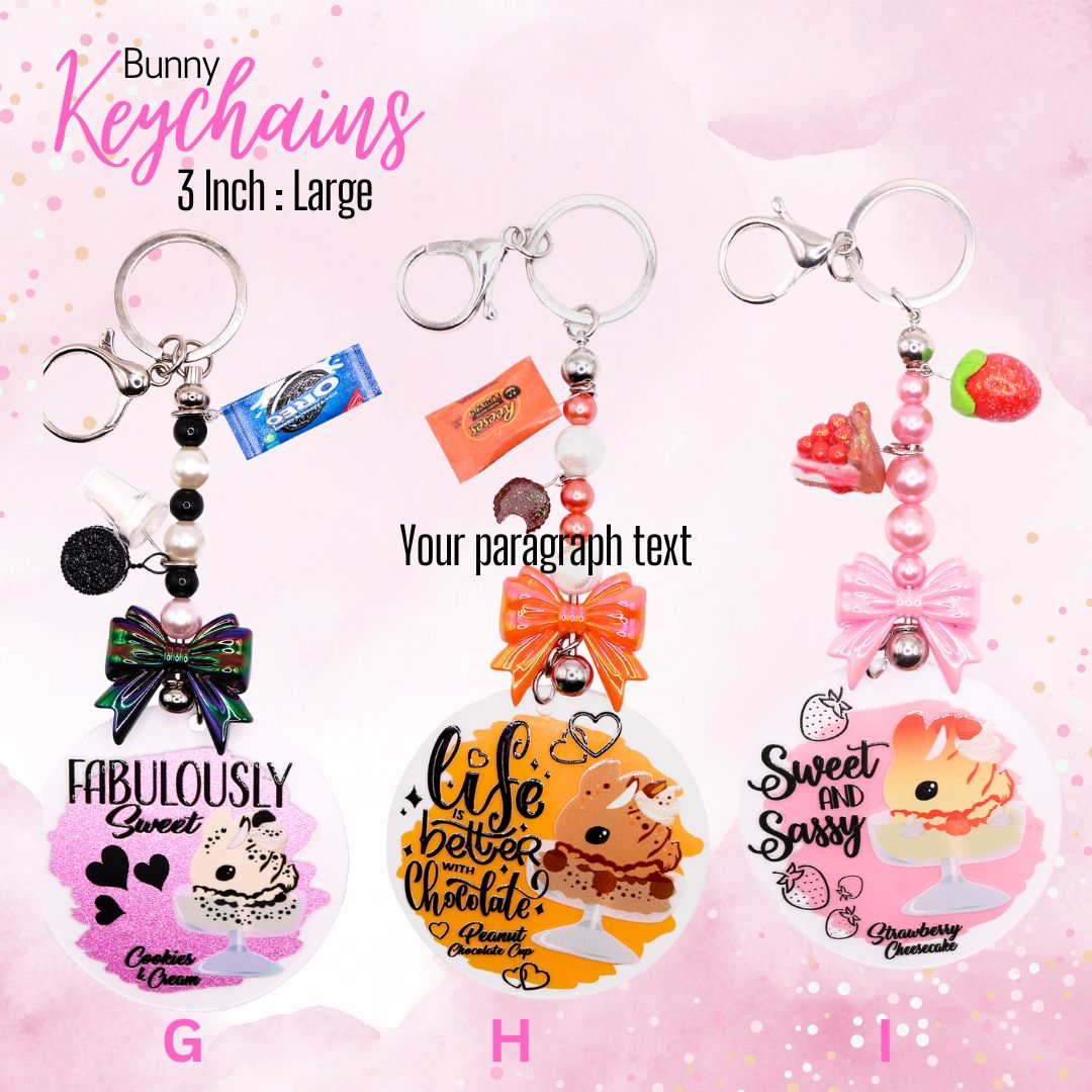 Handmade Large Keychain