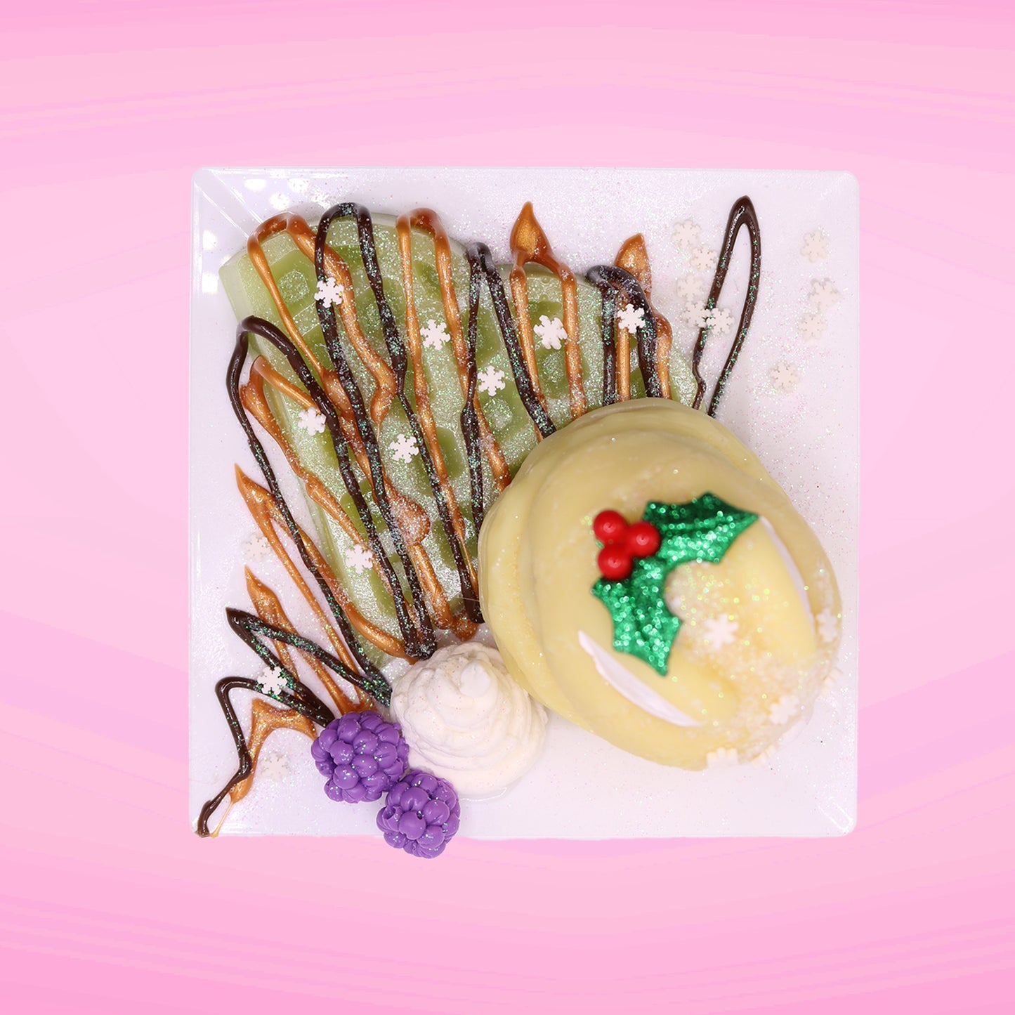 Grinch Waffle Bunny