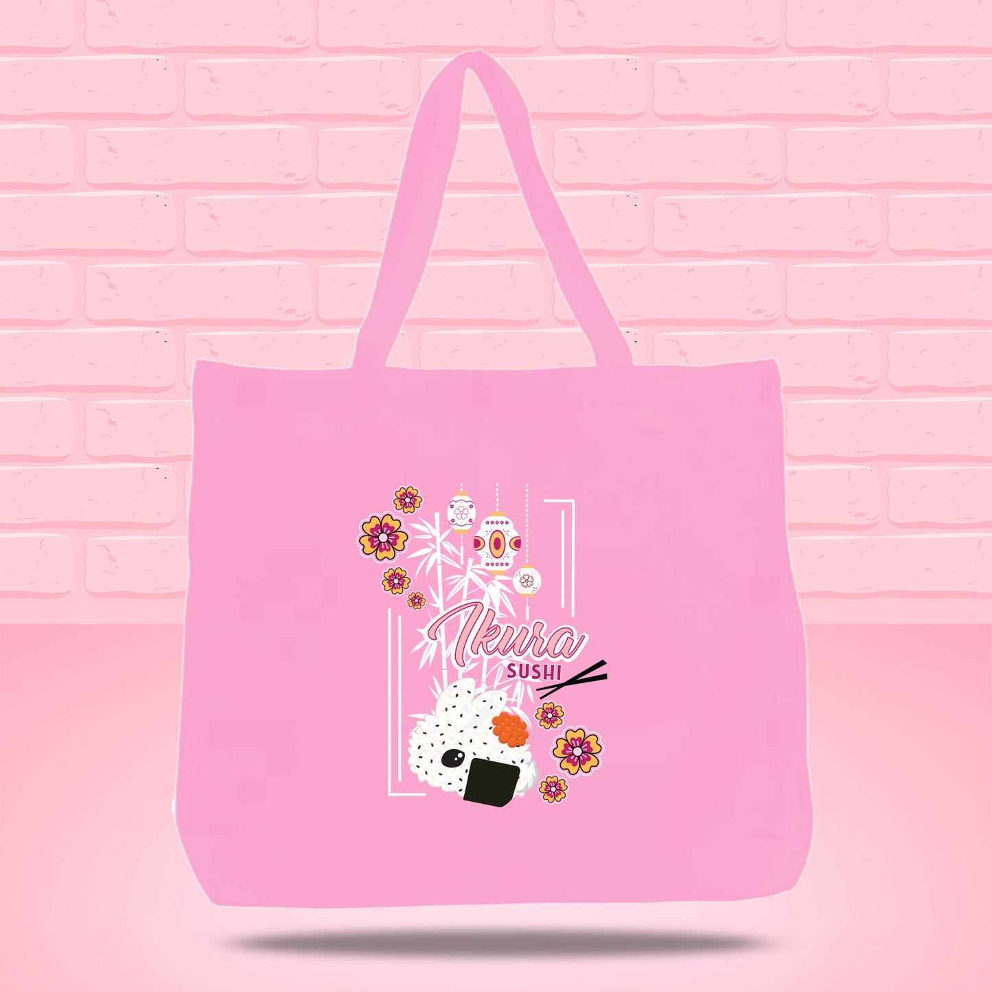 Ikura Sushi Bunny Design Tote Bag