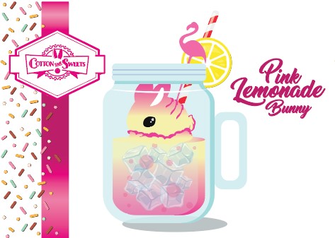 Pink Lemonade Bunny-Frosted
