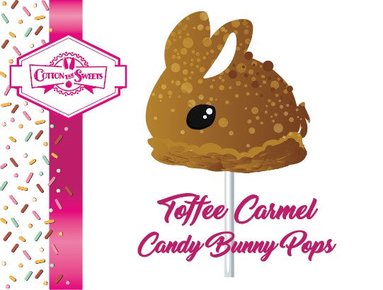 Toffee Carmel Candy Bunny Pop