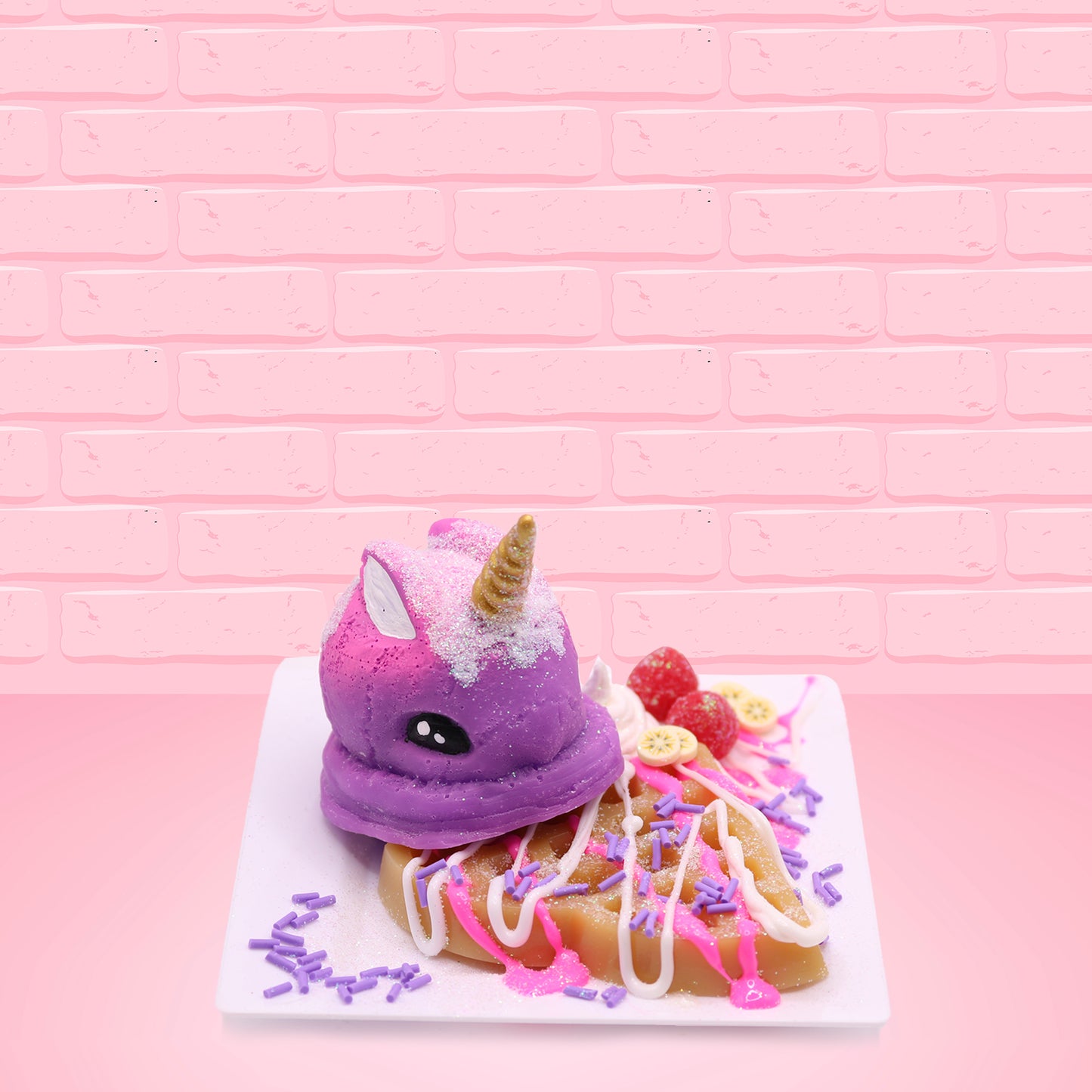 Pink Berry Banana Dreams Unicorn Waffle Bunny