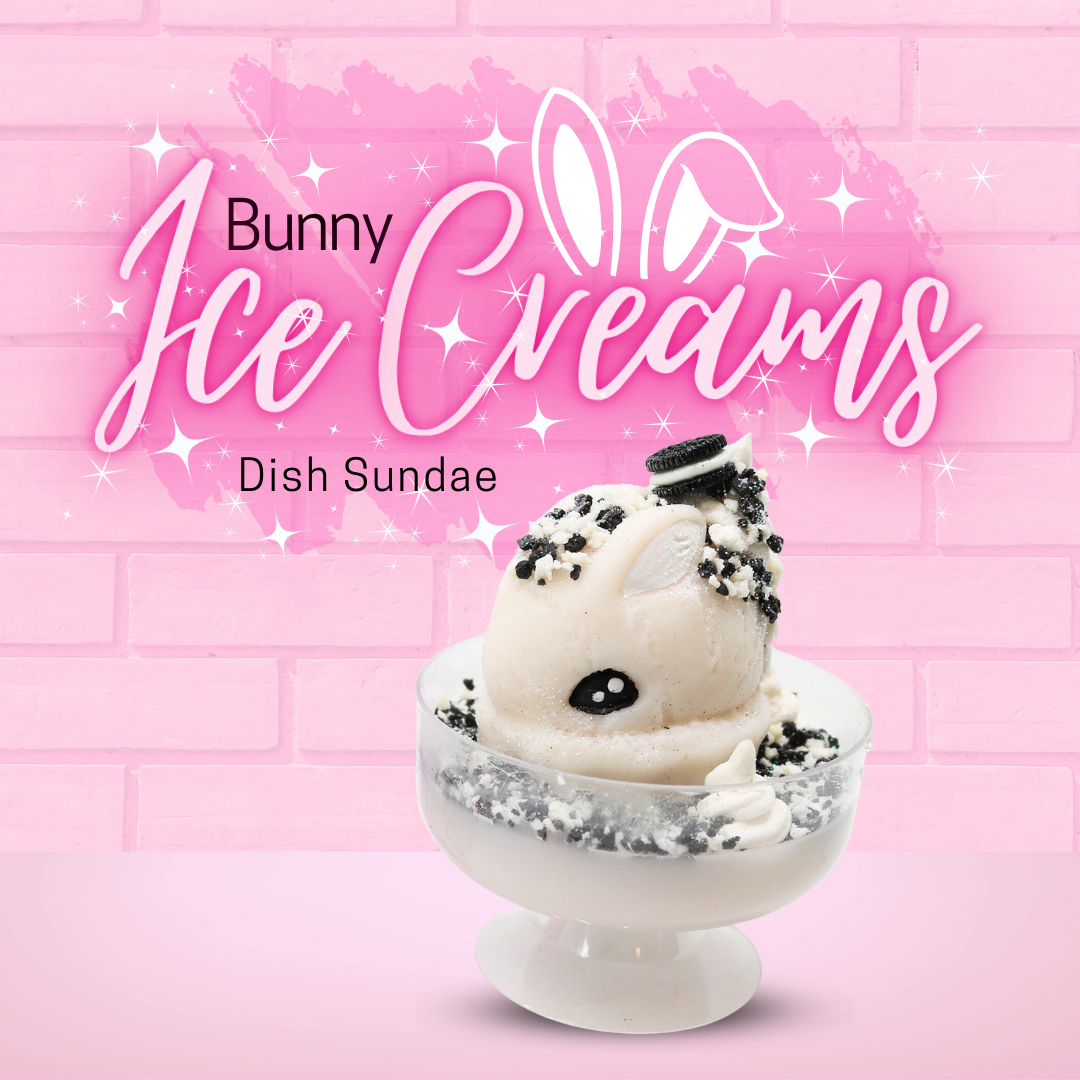 Bunny Sundae Dish – Miracle Touch Studio