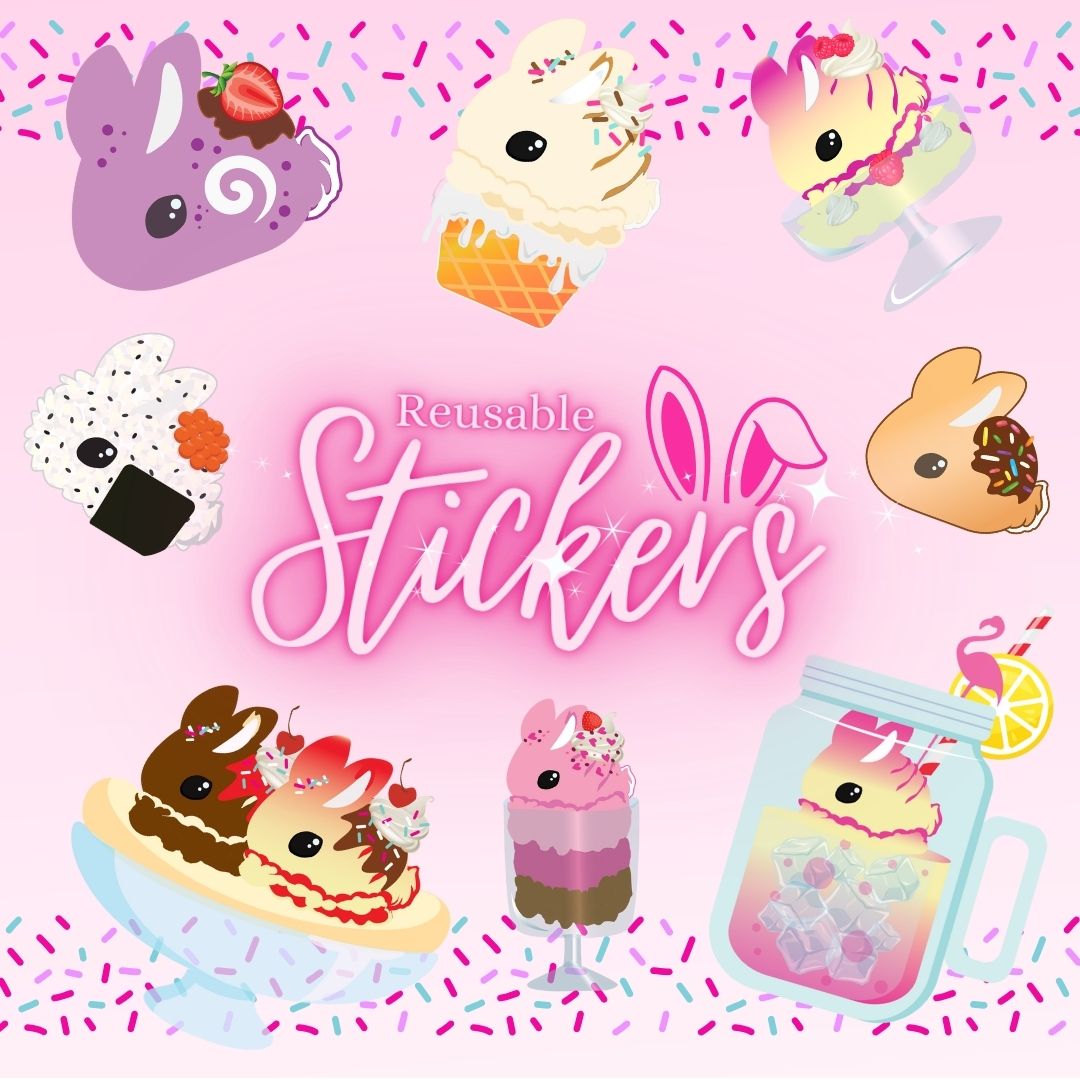 Bunny Stickers – Miracle Touch Studio
