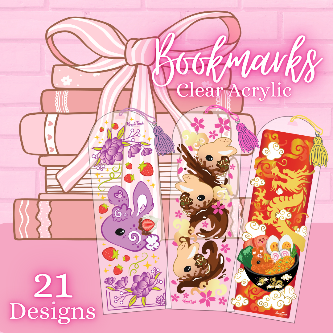 Bookmarks- Clear Acrylic