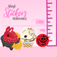 Vinyl Ice Cream Bunny Sweets and Junk Food 3 inch Stickers