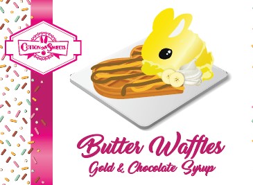 Butter Touch Waffle Chocolate-Gold Bunny