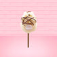 Champagne White Chocolate Candy Bunny Pop