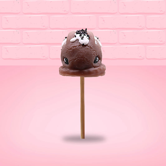 Chocolate & White with Chunks Candy Bunny Pop
