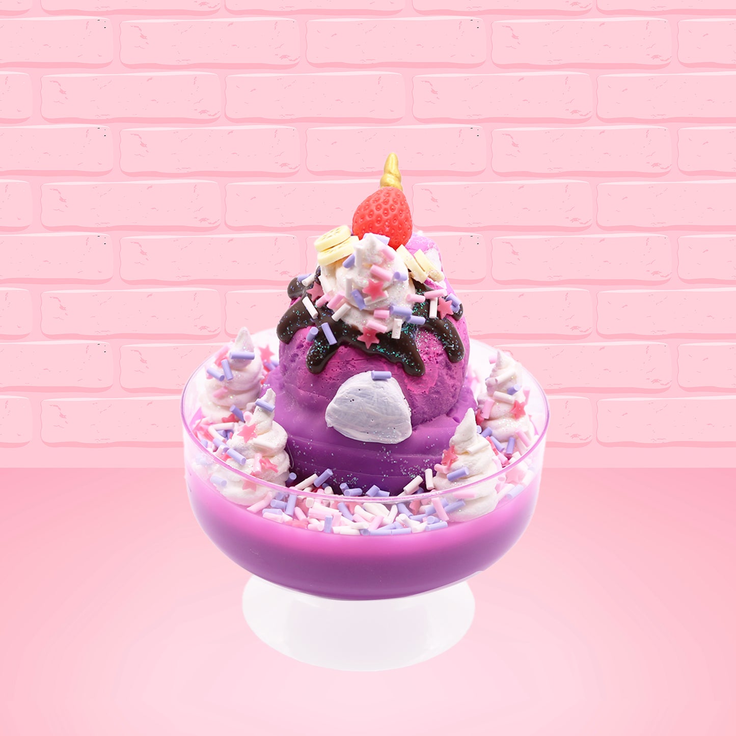 Coco Dazzle Star Unicorn Bunny Dish Sundae