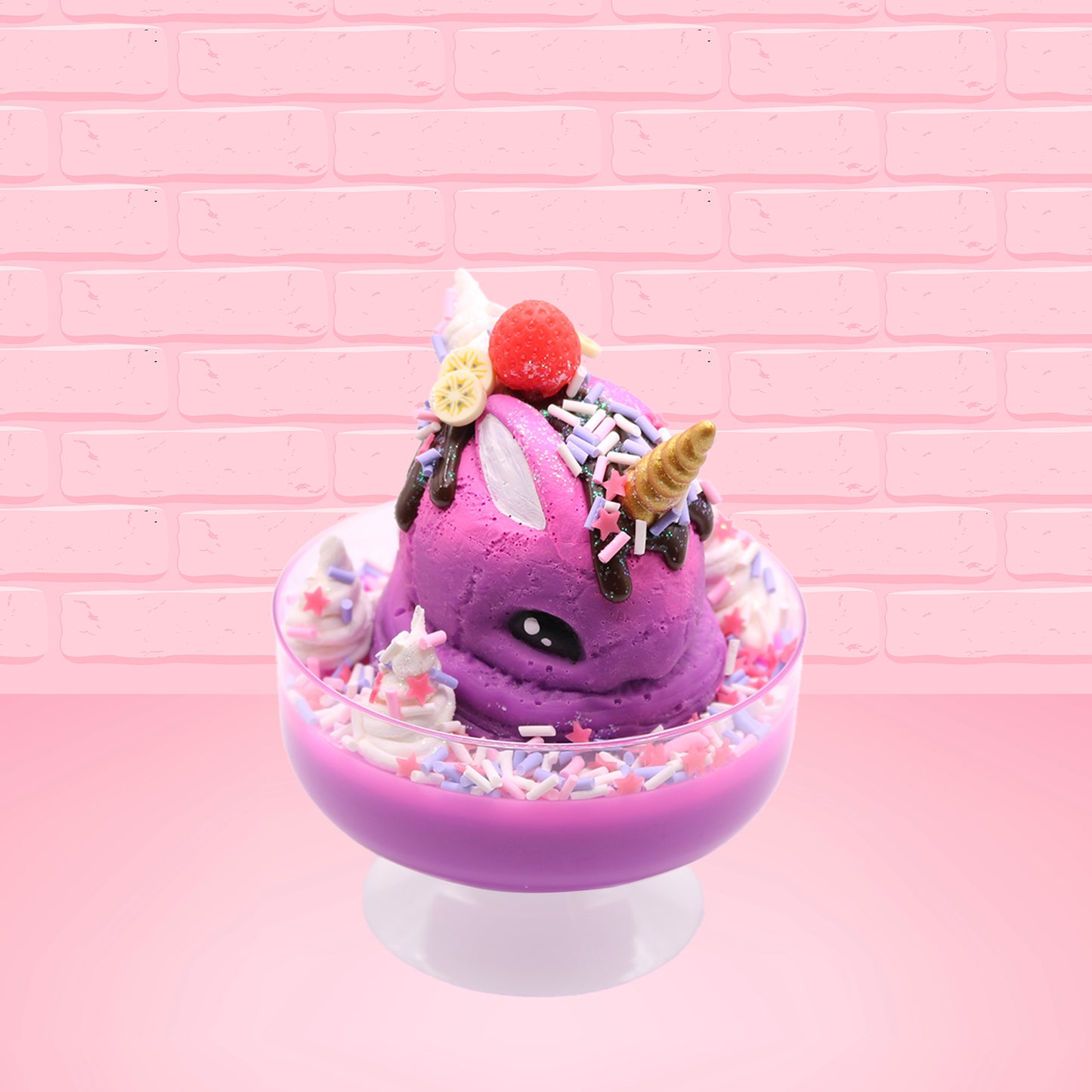 Coco Dazzle Star Unicorn Bunny Dish Sundae