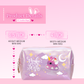 Product Details for PU Leather Bags, which reads 6.5 inch high and 4 inch width while showing Sweety Unicorn Dish.