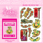 Samurai Blessing bunny ramen sticker pack with multiple stickers in various sizes.