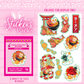 Smoked Pork Shack bunny ramen sticker pack with multiple stickers in various sizes.