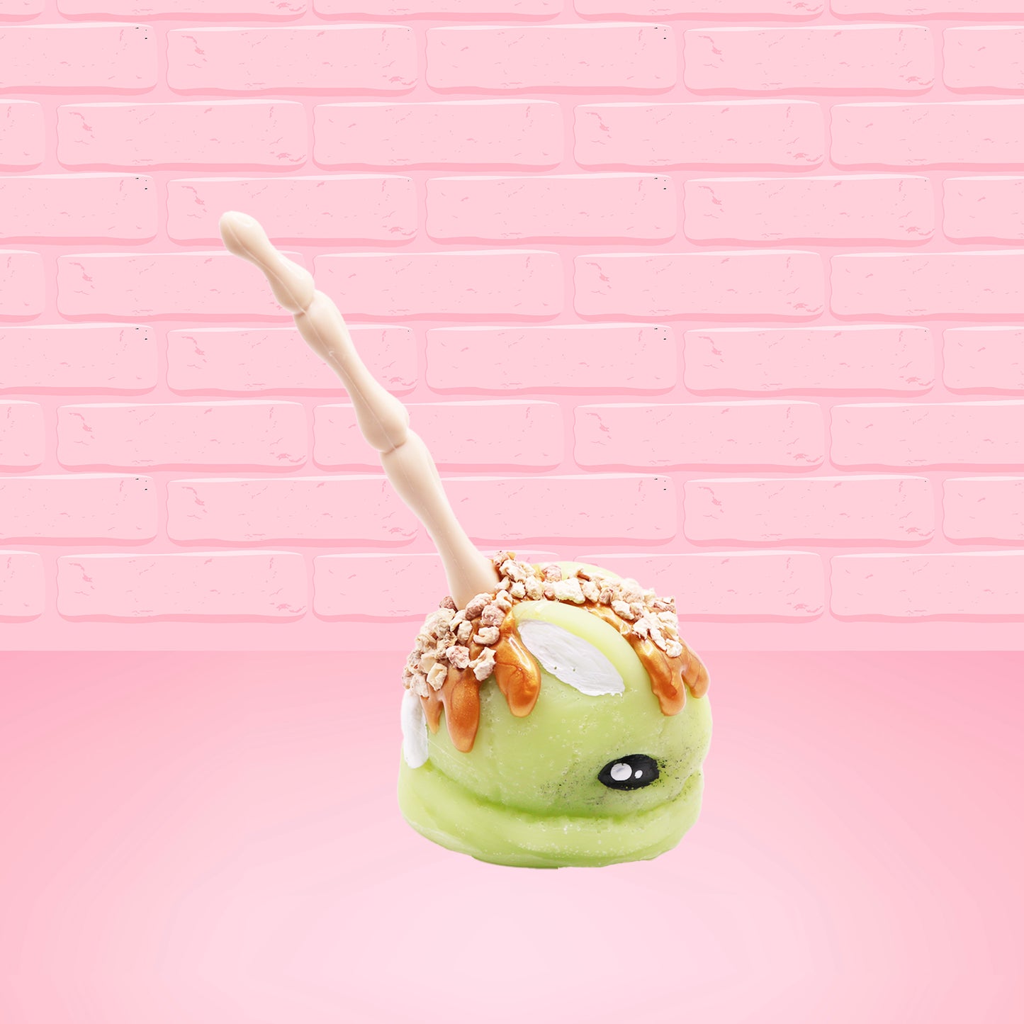 Candy Green Apple Bunny Pop- Caramel & Nuts