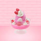 Pink Swirl Cotton Candy Dish Sundae