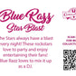 Blue Razz Star Blast Bunny Cone