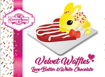 Butter Touch Red Velvet Waffle Bunny