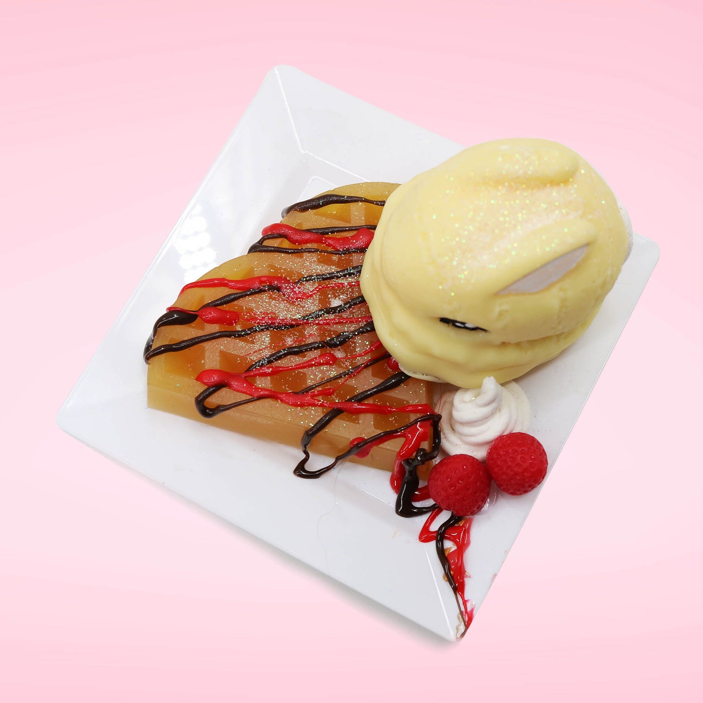 Butter Touch Waffle Strawberry-Chocolate Bunny