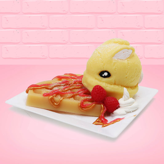 Butter Touch Waffle Strawberry-Gold Bunny
