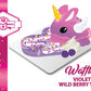 Violet Wild Berry Twist Unicorn Waffle Bunny