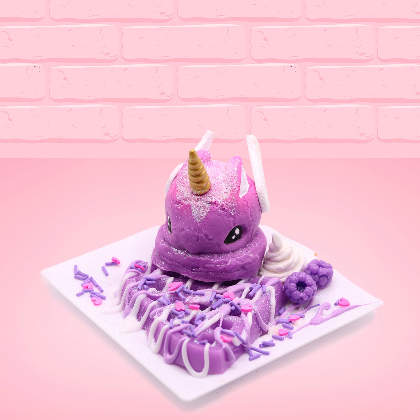 Violet Wild Berry Twist Unicorn Waffle Bunny