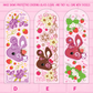 Three bookmarks are shown, Purple Roll Sweet Cake, Raspberry Chocolate Sweet Roll Cake, Strawberry Sweet Roll Cake.