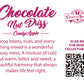 The back of the character card reads: Chocolate Nut Drizz, Cocoa beans, nuts, and everything mixed is a wonderful gooey mess. A mixture of cold and warm, bitter and sweet, a beautiful harmony that always makes life feel right.