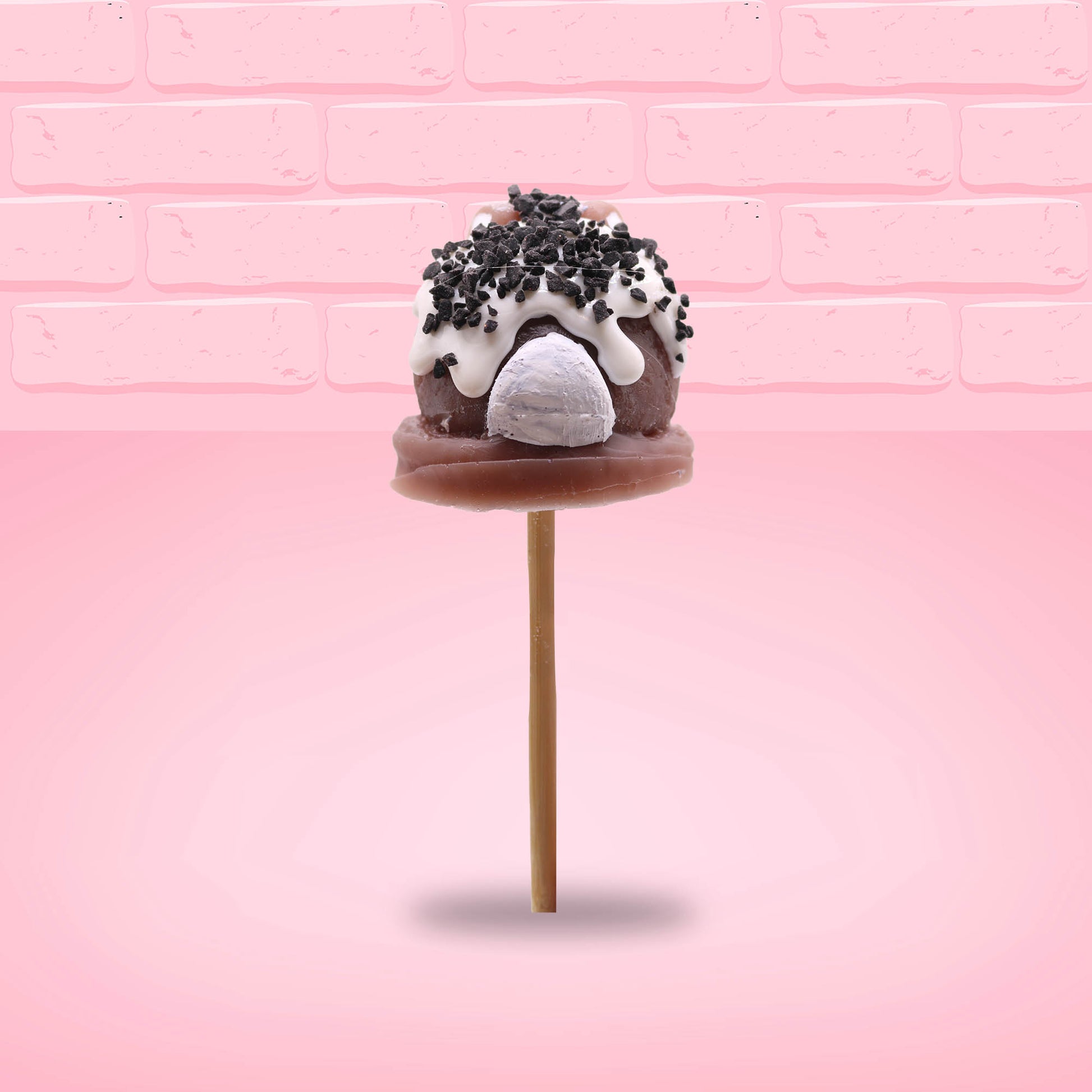 The back of the figure is shown.