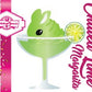 The front of the character card shows the digital artwork, a green bunny drink Chilled Lime Margarita in a margarita glass with a salted rim, and a lime slice attached to the rim.