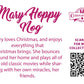 The back of the character card reads: Mary Hoppy Nog, Mary loves Christmas, and enjoys everything that Christmas brings. She bounces around her home and plays all of the old classic movies while sharing with her own miracles, her friends.