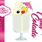 The front of the character card shows the digital artwork of Pina Colada Bunny, a white drink in a tall glass. A pink umbrella with a piece of pineapple and cherry sits inside the rim on the side as well as a straw. 