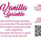 The back of the character card back reads Vanilla Sprinkle, Vanilla and Pink Sugar sprinkles, what is not to love? The wonderful smells of cotton candy and vanilla with a slight hint of chocolate, this bunny is sweet to love and to be around! A QR code is available to be scanned for more collectibles as well as the cotton tails logo.